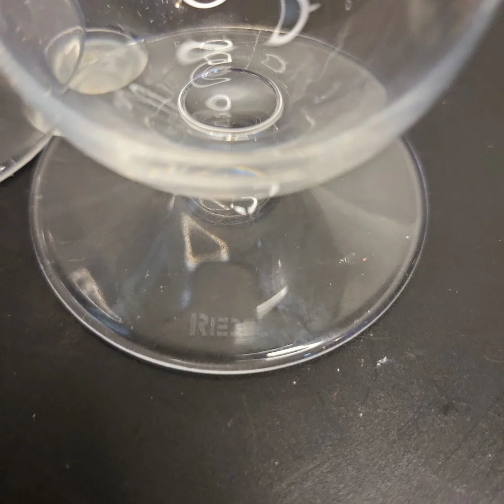 Pair of Riedel Crystal Whiskey Glasses 4.5